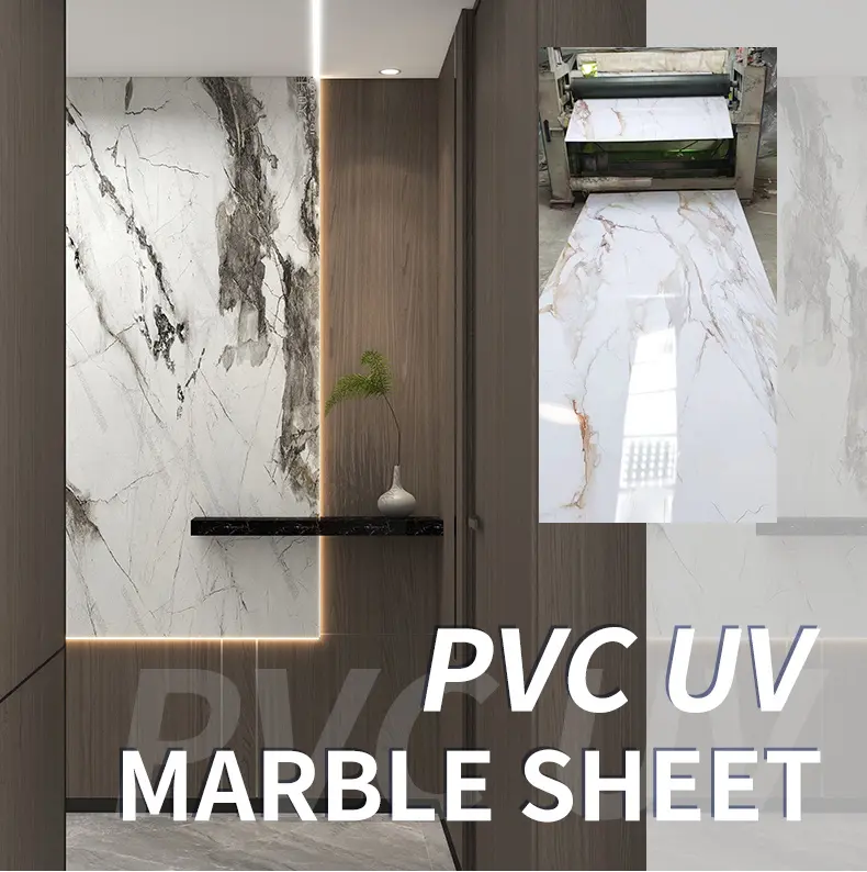 Environmental protection and beauty lead the trend of wall decoration ——UV Marble Sheet
