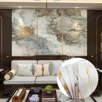 High Gloss Uv Coated Waterproof UV Marble sheet