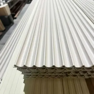 Portable Building Material WPC Wall Panel Water Proof for Indoor Wall Cladding Modern Design Fluted Wall Panel