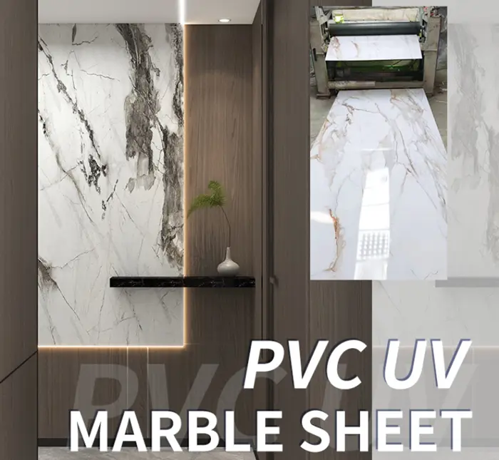 High appearance, super durable, new choice for home furnishing ——Uv Marble Sheet