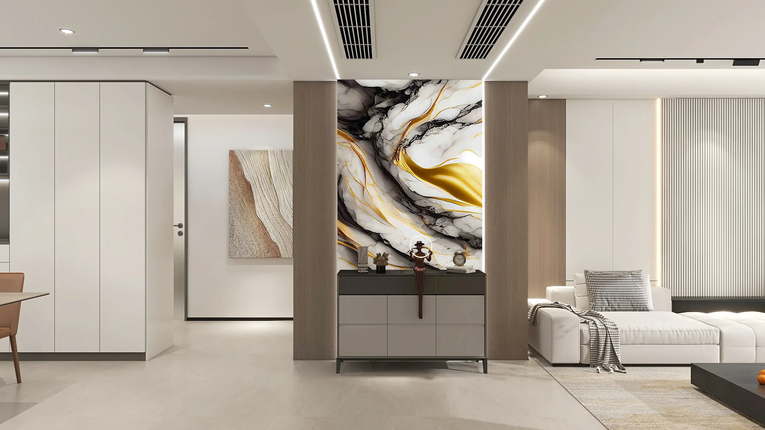 Transforming Home Interiors with PVC Marble Sheets