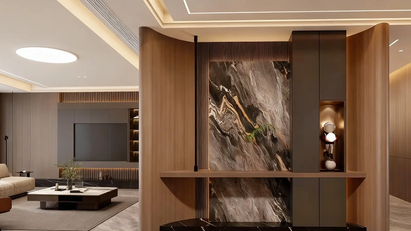 Bamboo Charcoal Wood Veneer Panels — A Practical Material Redefining Modern Interior Spaces