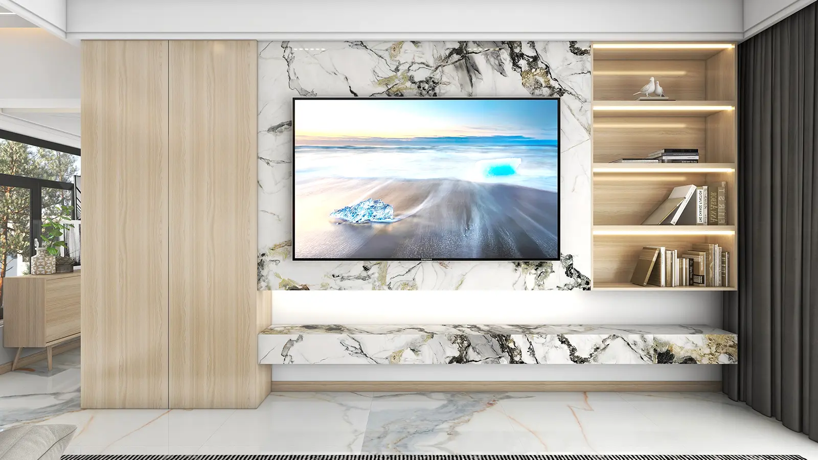 Application of Bamboo Charcoal Wood Veneer in Modern Hotel Interior Design