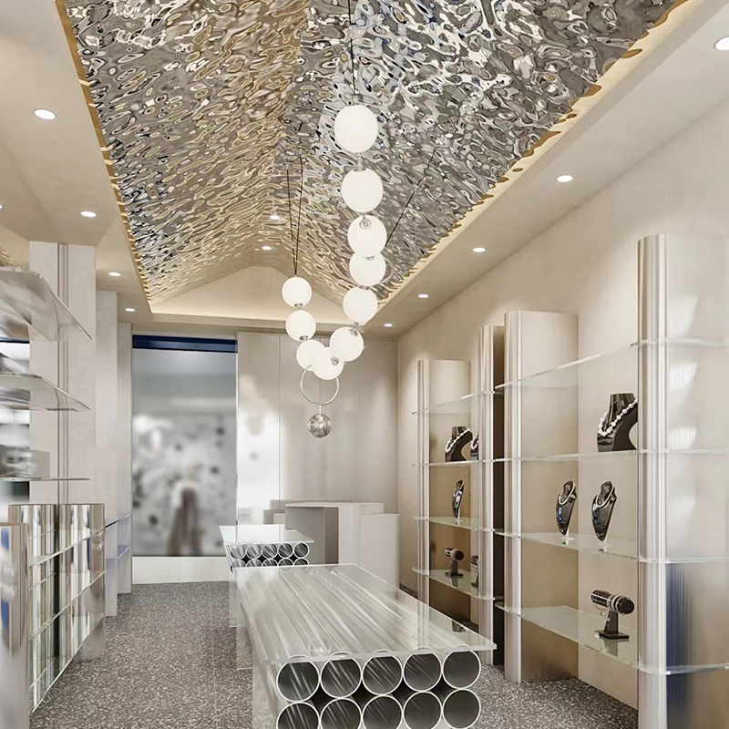 Water ripple decorative wall panel