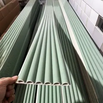 Eco-Friendly Wood Plastic Composite PVC Wall Cladding WPC Fluted Wall Panel Board for Indoor Interior Decoration