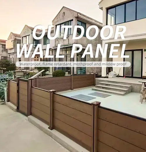 A stylish choice for modern architecture and landscape design ——Outdoor Wpc Wall Panel